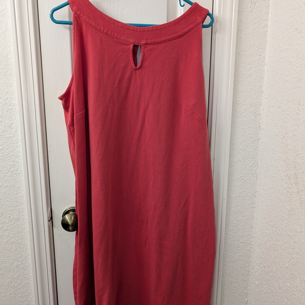 Sleeveless Coral Dress